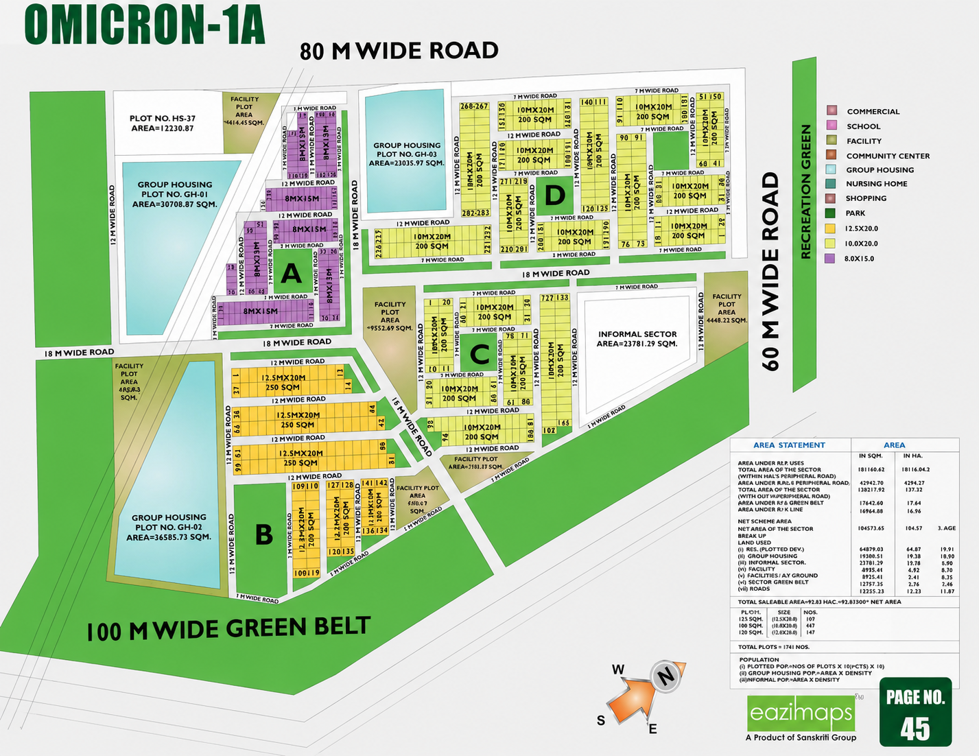 Omicron 1A Greater Noida – Low-Density Residential Sector with Expanding Infrastructure
