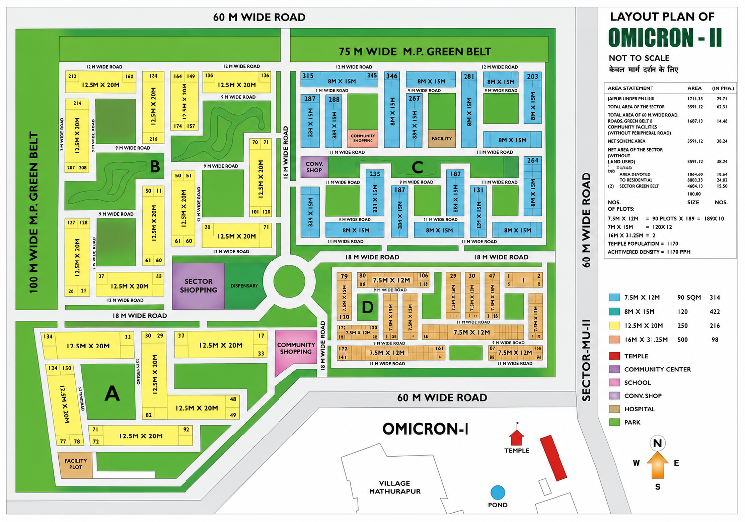 Omicron 2 Greater Noida – Well-Planned Residential Sector Near Pari Chowk